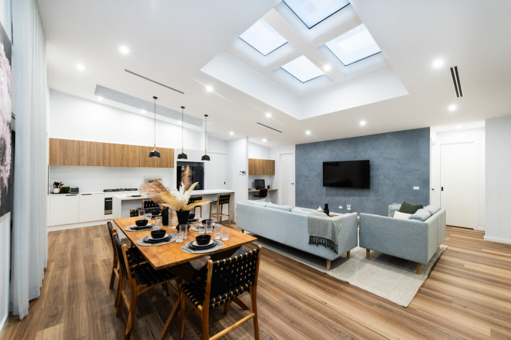 interior design in taylor display home