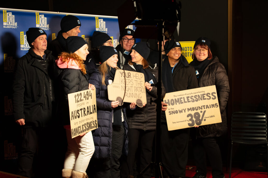 Vinnies CEO Sleepout